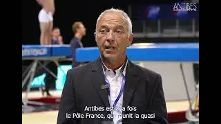 Comp&eacute;tition internationale de trampoline &agrave; l'Azurarena