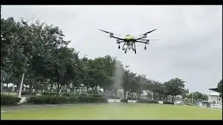 Agricultural drone in operation SH40