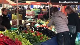 Laiki agora of Glyfada: Local Greek Farmer's Market