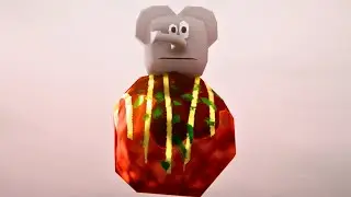 たこ焼きを覗く時、タコがこちらを覗いている【3Dアニメコント】