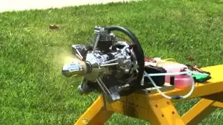 ASP FS400AR четырехтактный 5цилиндровый, калильный двигатель
