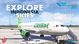 🟠 LIVE! MICROSOFT FLIGHT SIMULATOR 2024 | Explore Indonesia | Bengkulu to Padang | Fenix A320