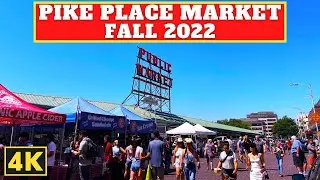 Seattle, Washington PIKE PLACE MARKET | Fall 2022 🇺🇸