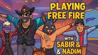 FREE FIRE BR RANK SQUAD GAMEPLAY | Insane Kills + Fun Moments | Bokhtiar The Survivor