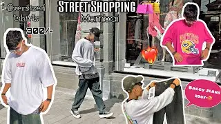 Oversized Tshirts and Baggy Jeans in just 200/-Rs | Cheapest Clothes Market | Colaba Causeway Market
