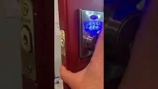 Defiant Square Satin Nickel Electronic Single Cylinder Deadbolt
