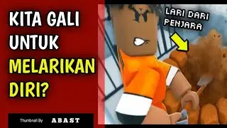 Lari dari penjara tapi di Roblox ft.@AbastBlopez some body got let him cook #meme #game 