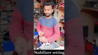 #stabilizer #working #voltage #setting voltage setting karne ka Tarika