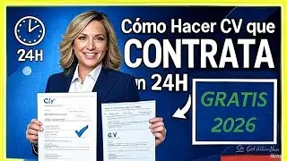 ✅ [3 Super Trucos] CÓMO HACER un #CV que FUNCIONA en 24h (2026). El #Currriculum que contrata.