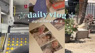 digital diaries ep. 2 📎 daily vlog, college, shopping, unboxing Kpop albums