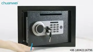 AL002-25 Custom Office Home Shelf Steel Digital Electronic Lock Factory Priced Money Deposit Box