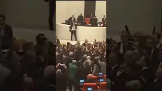 Clashes at Turkish parliament following mayor of Istanbul&rsquo;s arrest