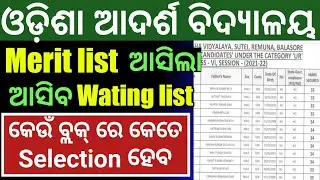 OAVS AFRER MERITLIST AGAIN WAITING LIST PUBLISHED,,OFFICIAL NOTICE BY OAVS,,OAVS 2022-23,, OFFICIAL.