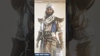 ALL 16 OUTFITS IN 25 SECONDS - Assassin's Creed Mirage All Outfits and Costumes - #Shorts