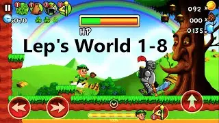 Leps World 2  - 1- 8 Android Game Boss Adventure.