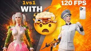 120 FPS😥 VS ME 1VS1 🔥 TDM ROOM #battlegroundmobileindia 