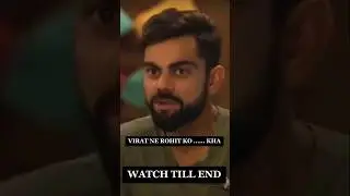 What did Virat Kohli say about Rohit Sharma? | English Word#shorts