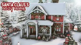 Santa Claus's Cozy Home (with Sleigh) 🎁 | The Sims 4 | Stop Motion Build [No CC]