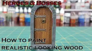 How to paint realistic looking wood