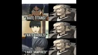 Cringe anime memes replaced with Detective Badd