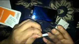 How to instal tempered glass on Samsung Galaxy S4 GT I9500 Black Edition