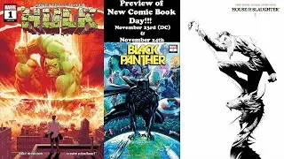 Preview of New Comic Books for 11/24 Comics to Speculate on this week and Local Comic Shop Day Books