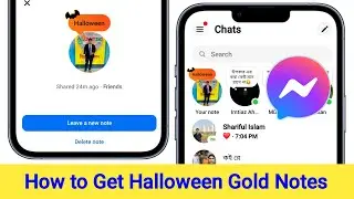 How to Get Halloween Gold Notes On Messenger Messages (New Update 2024)