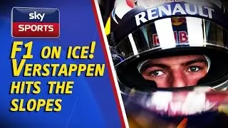 Max Verstappen takes his Red Bull skiing!