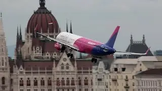 Airbus A-321 Low pass over Danube river