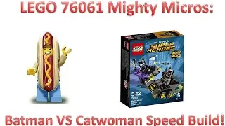 Lego 76061 Mighty Micros: Batman VS Catwoman! (speed build)