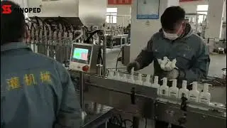 Torque Overload Protection Aloe Vera Gel Emulsion Platic Bottle Capping Filling Machinery