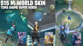 GAMEPLAY SKIN 515 M-WORLD WANWAN,LING,YIN,ZILONG & SKIN EPIC HARLEY REVAMP - EFEK NYA KEREN COI