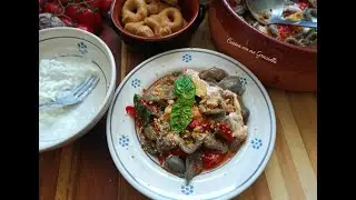 Orecchiette di grano arso stracciatella e taralli - Ricetta pugliese