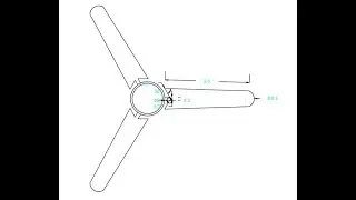 AutoCAD Fan Drawing