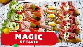 Как приготовить красочную закуску из французского хлеба