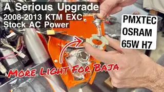 Простая и эффективная модернизация фары KTM EXC (подробное описание электрической части)