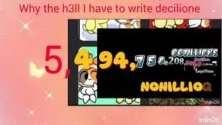 Number 1 to undecillion with sounds