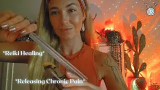 [Reiki ASMR] ~ 💖Dissolving & Releasing Chronic Pain💖 | comforting crystal energy and sound healing