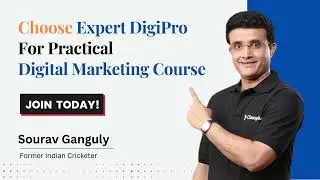 Choose Practical Digital Marketing Course . Sourav Ganguly - Former Indian Cricketer.