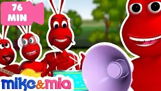 Ants Go Marching One By One Song | Best Nursery Rhymes for Kids | Rhymes Videos by Mike and Mia