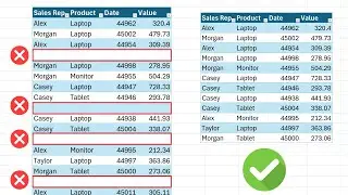 How to delete multiple BLANK rows in EXCEL
