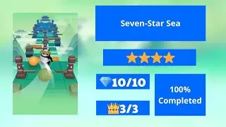 Rolling Funny / Rolling Neptune | Seven-Star Sea ☆☆☆☆ (Clear Gems and Crowns)
