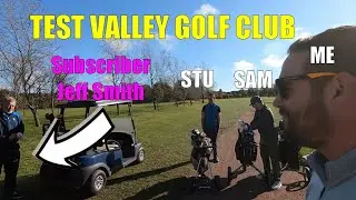 Test Valley Golf Club, playing with a subscriber/golfmate