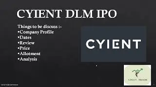 CYIENT DLM IPO | IPO | SUBSCRIBE OR NOT | MULTIBAGGER | SHAREMARKET | APPLY |