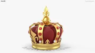 Royal Crown 3D model by 3DModels.org