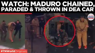 WATCH: DEA Parades Maduro In Prison Suit On His Way To NYC Courthouse!