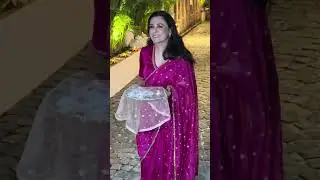 Mini Mathur Spotted At Anil & Sunita Kapoor&rsquo;s House For Karwa Chauth Celebration #minimathur