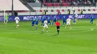 Goli i fitores - Ndeshja Shqiperi Serbi 