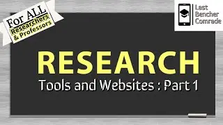 RESEARCHER TOOLKIT | PART 1 | Helpful websites for researchers