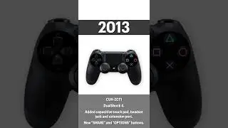 Sony PlayStation Controller Evolution #shorts